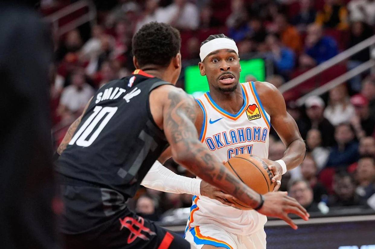 杜兰特23中7，火箭完败雷霆！亚历山大20+4创NBA历史第2神迹，申京低迷