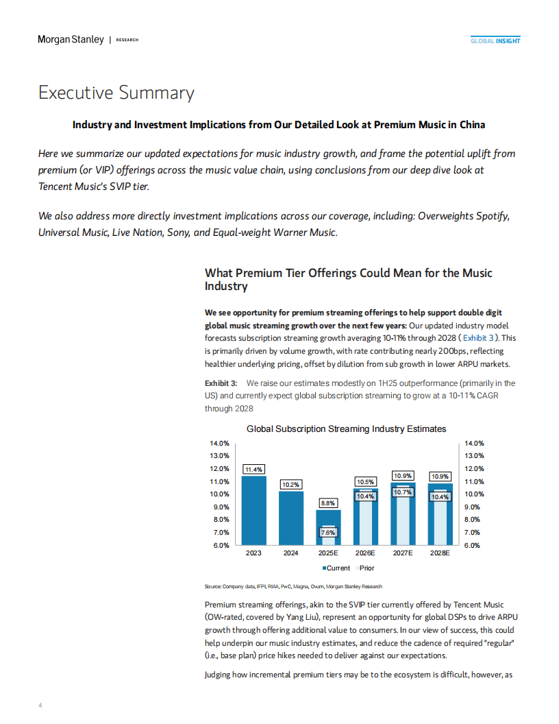 2025年中国流媒体音乐市场的高端化机遇报告(英文版)