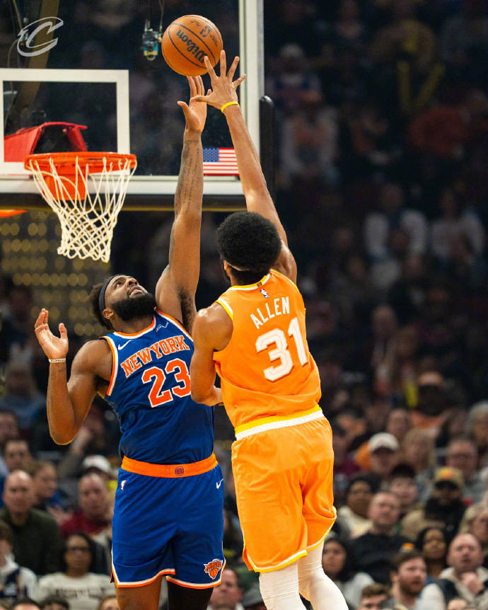 拒绝被三杀，骑士战绩追平尼克斯！米切尔23+5+4，哈登0罚球20分